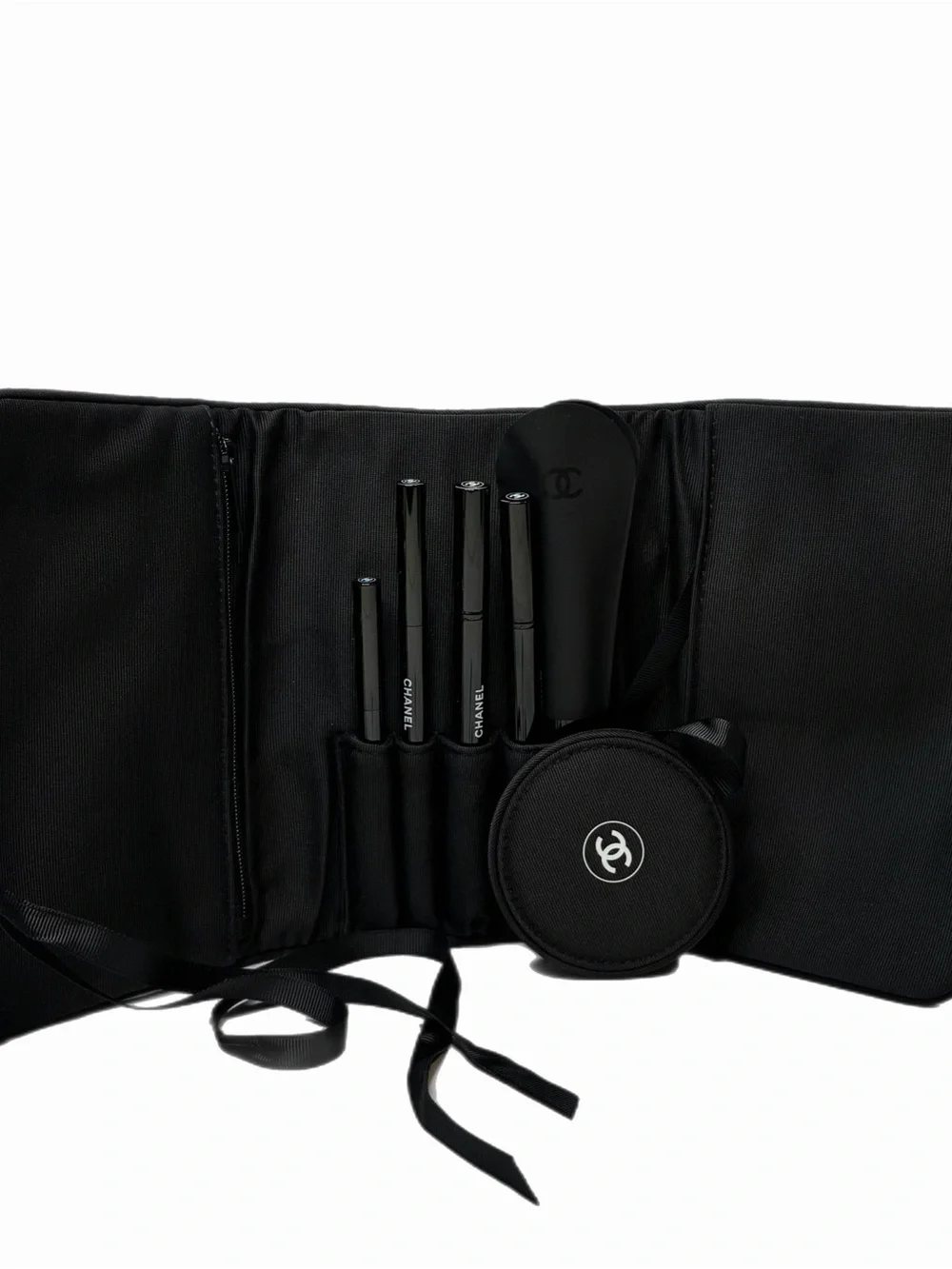 New Limited Edition Chanel Travel Essentials Makeup Brushes and Chanel Mirror